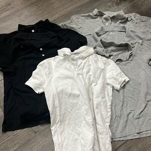 7 polo shirts boys size 14/16